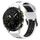 Per Garmin MARQ Athlete Gen 2 22mm Cinturino in silicone con fibbia inversa bicolore (bianco + nero) Per Garmin MARQ Athlete Gen 2 22mm Cinturino in silicone con fibbia inversa bicolore (bianco + nero)