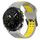 Per Garmin MARQ Athlete Gen 2 22mm Cinturino in silicone con fibbia inversa bicolore (grigio + giallo) Per Garmin MARQ Athlete Gen 2 22mm Cinturino in silicone con fibbia inversa bicolore (grigio + giallo)