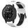 Per Garmin Instinct Crossover 22mm cinturino in silicone con fibbia inversa bicolore (bianco + nero) Per Garmin Instinct Crossover 22mm cinturino in silicone con fibbia inversa bicolore (bianco + nero)