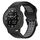 Per Garmin Instinct Crossover 22mm cinturino in silicone con fibbia inversa bicolore (nero + grigio) Per Garmin Instinct Crossover 22mm cinturino in silicone con fibbia inversa bicolore (nero + grigio)