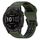 Per Garmin Fenix 7 Sapphire Solar 22mm Cinturino in silicone con fibbia inversa bicolore (verde militare + nero)