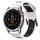 Per Garmin Epix Gen 2 22mm cinturino in silicone con fibbia inversa bicolore (bianco + nero) Per Garmin Epix Gen 2 22mm cinturino in silicone con fibbia inversa bicolore (bianco + nero)