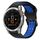 Per Garmin Epix Gen 2 22mm cinturino in silicone con fibbia inversa bicolore (nero + blu) Per Garmin Epix Gen 2 22mm cinturino in silicone con fibbia inversa bicolore (nero + blu)