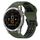Per Garmin Epix Gen 2 22mm cinturino in silicone con fibbia inversa bicolore (verde militare + nero)