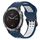 Per Garmin Fenix 6 22mm cinturino in silicone con fibbia inversa bicolore (blu + bianco) Per Garmin Fenix 6 22mm cinturino in silicone con fibbia inversa bicolore (blu + bianco)