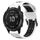 Per Garmin Fenix 6 Pro 22mm cinturino in silicone con fibbia inversa bicolore (bianco + nero) Per Garmin Fenix 6 Pro 22mm cinturino in silicone con fibbia inversa bicolore (bianco + nero)