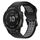 Per Garmin Fenix 6 Pro 22mm cinturino in silicone con fibbia inversa bicolore (nero + grigio) Per Garmin Fenix 6 Pro 22mm cinturino in silicone con fibbia inversa bicolore (nero + grigio)