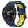 Per Garmin Fenix 6 Pro 22mm cinturino in silicone con fibbia inversa bicolore (blu + giallo) Per Garmin Fenix 6 Pro 22mm cinturino in silicone con fibbia inversa bicolore (blu + giallo)