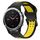 Per Garmin Fenix 5 22mm cinturino in silicone con fibbia inversa bicolore (nero + giallo) Per Garmin Fenix 5 22mm cinturino in silicone con fibbia inversa bicolore (nero + giallo)