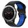 Per Garmin Fenix 5 22mm cinturino in silicone con fibbia inversa bicolore (nero + blu) Per Garmin Fenix 5 22mm cinturino in silicone con fibbia inversa bicolore (nero + blu)
