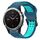 Per Garmin Fenix 5 22mm cinturino in silicone con fibbia inversa bicolore (blu + verde acqua) Per Garmin Fenix 5 22mm cinturino in silicone con fibbia inversa bicolore (blu + verde acqua)