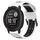 Per Garmin Instinct 2 22mm cinturino in silicone con fibbia inversa bicolore (bianco + nero) Per Garmin Instinct 2 22mm cinturino in silicone con fibbia inversa bicolore (bianco + nero)