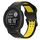 Per Garmin Instinct 2 22mm cinturino in silicone con fibbia inversa bicolore (nero + giallo) Per Garmin Instinct 2 22mm cinturino in silicone con fibbia inversa bicolore (nero + giallo)