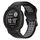 Per Garmin Instinct 2 22mm cinturino in silicone con fibbia inversa bicolore (nero + grigio) Per Garmin Instinct 2 22mm cinturino in silicone con fibbia inversa bicolore (nero + grigio)