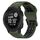 Per Garmin Instinct 22mm cinturino in silicone con fibbia inversa bicolore (verde militare + nero) Per Garmin Instinct 22mm cinturino in silicone con fibbia inversa bicolore (verde militare + nero)