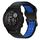 Per Garmin Descent G1 22mm cinturino in silicone con fibbia inversa bicolore (nero + blu) Per Garmin Descent G1 22mm cinturino in silicone con fibbia inversa bicolore (nero + blu)