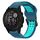 Per Garmin Descent G1 22mm cinturino in silicone con fibbia inversa bicolore (blu + verde acqua) Per Garmin Descent G1 22mm cinturino in silicone con fibbia inversa bicolore (blu + verde acqua)
