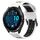 Per Garmin Forerunner 965 22mm cinturino in silicone con fibbia inversa bicolore (bianco + nero) Per Garmin Forerunner 965 22mm cinturino in silicone con fibbia inversa bicolore (bianco + nero)