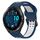 Per Garmin Forerunner 965 22mm cinturino in silicone con fibbia inversa bicolore (blu + bianco) Per Garmin Forerunner 965 22mm cinturino in silicone con fibbia inversa bicolore (blu + bianco)