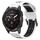 Per Garmin Epix Pro 51mm 26mm cinturino in silicone con fibbia inversa bicolore (bianco + nero) Per Garmin Epix Pro 51mm 26mm cinturino in silicone con fibbia inversa bicolore (bianco + nero)