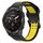 Per Garmin Epix Pro 51mm 26mm cinturino in silicone con fibbia inversa bicolore (nero + giallo) Per Garmin Epix Pro 51mm 26mm cinturino in silicone con fibbia inversa bicolore (nero + giallo)