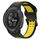 Per Garmin Instinct 2X Solar 26mm Cinturino in silicone con fibbia inversa bicolore (nero + giallo) Per Garmin Instinct 2X Solar 26mm Cinturino in silicone con fibbia inversa bicolore (nero + giallo)