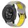 Per Garmin Instinct 2X Solar 26mm Cinturino in silicone con fibbia inversa bicolore (grigio + giallo) Per Garmin Instinct 2X Solar 26mm Cinturino in silicone con fibbia inversa bicolore (grigio + giallo)