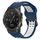 Per Garmin D2 Delta PX 26mm cinturino in silicone con fibbia inversa bicolore (blu + bianco) Per Garmin D2 Delta PX 26mm cinturino in silicone con fibbia inversa bicolore (blu + bianco)