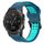 Per Garmin D2 Delta PX 26mm cinturino in silicone con fibbia inversa bicolore (blu + verde acqua) Per Garmin D2 Delta PX 26mm cinturino in silicone con fibbia inversa bicolore (blu + verde acqua)