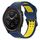 Per Garmin Tactix 7 Pro 26mm cinturino in silicone con fibbia inversa bicolore (blu + giallo) Per Garmin Tactix 7 Pro 26mm cinturino in silicone con fibbia inversa bicolore (blu + giallo)