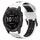 Per Garmin Fenix 7X 26mm cinturino in silicone con fibbia inversa bicolore (bianco + nero) Per Garmin Fenix 7X 26mm cinturino in silicone con fibbia inversa bicolore (bianco + nero)