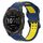 Per Garmin Fenix 7X 26mm cinturino in silicone con fibbia inversa bicolore (blu + giallo) Per Garmin Fenix 7X 26mm cinturino in silicone con fibbia inversa bicolore (blu + giallo)