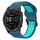 Per Garmin Fenix 7X 26mm cinturino in silicone con fibbia inversa bicolore (blu + verde acqua) Per Garmin Fenix 7X 26mm cinturino in silicone con fibbia inversa bicolore (blu + verde acqua)