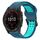 Per Garmin Fenix 7X Solar 26mm cinturino in silicone con fibbia inversa bicolore (blu + verde acqua) Per Garmin Fenix 7X Solar 26mm cinturino in silicone con fibbia inversa bicolore (blu + verde acqua)