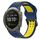Per Garmin Enduro 26mm cinturino in silicone con fibbia inversa bicolore (blu + giallo) Per Garmin Enduro 26mm cinturino in silicone con fibbia inversa bicolore (blu + giallo)