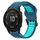 Per Garmin Fenix 6X 26mm cinturino in silicone con fibbia inversa bicolore (blu + verde acqua) Per Garmin Fenix 6X 26mm cinturino in silicone con fibbia inversa bicolore (blu + verde acqua)