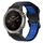 Per Garmin Fenix 5X Plus 26mm cinturino in silicone con fibbia inversa bicolore (nero + blu) Per Garmin Fenix 5X Plus 26mm cinturino in silicone con fibbia inversa bicolore (nero + blu)