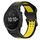 Per Garmin Tactix Delta 26mm cinturino in silicone con fibbia inversa bicolore (nero + giallo) Per Garmin Tactix Delta 26mm cinturino in silicone con fibbia inversa bicolore (nero + giallo)