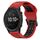 Per Garmin Tactix Delta 26mm cinturino in silicone con fibbia inversa bicolore (rosso + nero) Per Garmin Tactix Delta 26mm cinturino in silicone con fibbia inversa bicolore (rosso + nero)