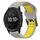 Per Garmin Tactix Delta 26mm cinturino in silicone con fibbia inversa bicolore (grigio + giallo) Per Garmin Tactix Delta 26mm cinturino in silicone con fibbia inversa bicolore (grigio + giallo)