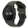Per Garmin Tactix Delta 26mm cinturino in silicone con fibbia inversa bicolore (verde militare + nero) Per Garmin Tactix Delta 26mm cinturino in silicone con fibbia inversa bicolore (verde militare + nero)