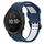 Per Garmin Tactix Delta 26mm cinturino in silicone con fibbia inversa bicolore (blu + bianco) Per Garmin Tactix Delta 26mm cinturino in silicone con fibbia inversa bicolore (blu + bianco)