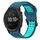 Per Garmin Tactix Delta 26mm cinturino in silicone con fibbia inversa bicolore (blu + verde acqua) Per Garmin Tactix Delta 26mm cinturino in silicone con fibbia inversa bicolore (blu + verde acqua)