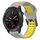 Per Garmin Descent MK 2i 26mm cinturino in silicone con fibbia inversa bicolore (grigio + giallo) Per Garmin Descent MK 2i 26mm cinturino in silicone con fibbia inversa bicolore (grigio + giallo)