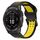 Per Garmin Fenix 7S Pro 42mm 20mm Cinturino in silicone con fibbia inversa bicolore (nero + giallo) Per Garmin Fenix 7S Pro 42mm 20mm Cinturino in silicone con fibbia inversa bicolore (nero + giallo)