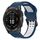 Per Garmin Fenix 7S Pro 42mm 20mm Cinturino in silicone con fibbia inversa bicolore (blu + bianco) Per Garmin Fenix 7S Pro 42mm 20mm Cinturino in silicone con fibbia inversa bicolore (blu + bianco)