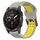 Per Garmin Epix Pro 42mm 20mm cinturino in silicone con fibbia inversa bicolore (grigio + giallo) Per Garmin Epix Pro 42mm 20mm cinturino in silicone con fibbia inversa bicolore (grigio + giallo)