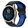 Per Garmin Fenix 7S Cinturino per orologio in silicone bicolore con fibbia inversa da 20 mm (nero + blu) Per Garmin Fenix 7S Cinturino per orologio in silicone bicolore con fibbia inversa da 20 mm (nero + blu)