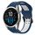 Per Garmin Fenix 7S Cinturino per orologio in silicone bicolore con fibbia inversa da 20 mm (blu + bianco) Per Garmin Fenix 7S Cinturino per orologio in silicone bicolore con fibbia inversa da 20 mm (blu + bianco)