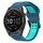 Per Garmin Fenix 7S Sapphire Solar 20mm Cinturino in silicone con fibbia inversa bicolore (blu + verde acqua) Per Garmin Fenix 7S Sapphire Solar 20mm Cinturino in silicone con fibbia inversa bicolore (blu + verde acqua)